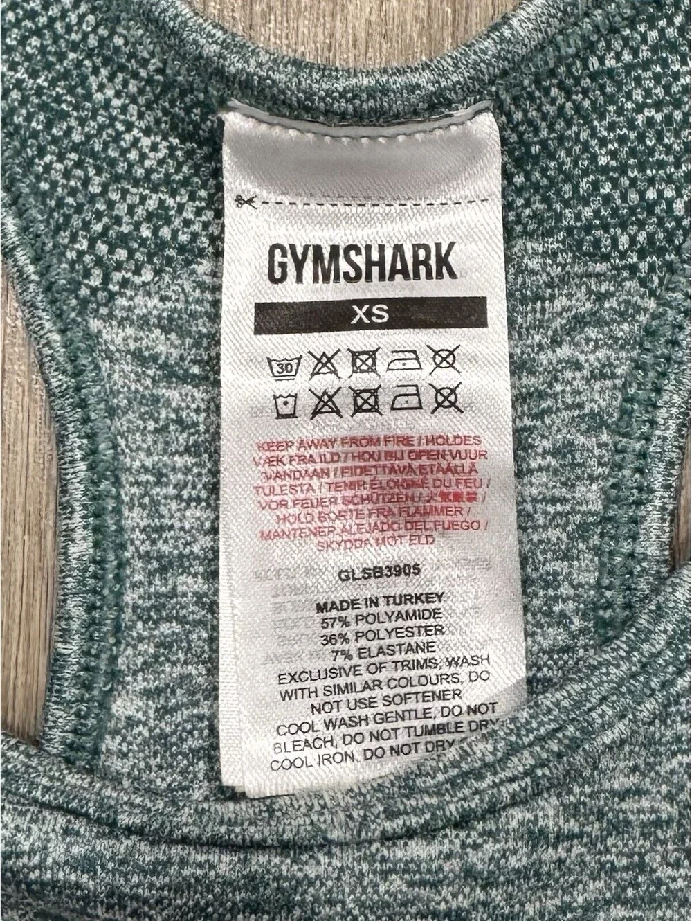 Gymshark Padded Sports Bra Size XS